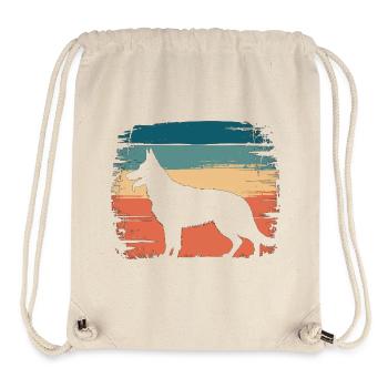 Dingo Australischer Wildhund Tierliebhaber Design - Stanley/Stella recycelter Gym Bag - Naturweiß - Vorne