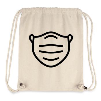 Maske - Stanley/Stella recycelter Gym Bag - Naturweiß - Vorne