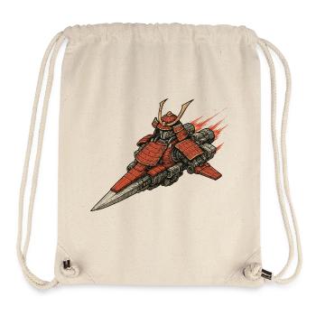 Samurai Spaceship - Stanley/Stella Recycled Gym Bag - natural - Front
