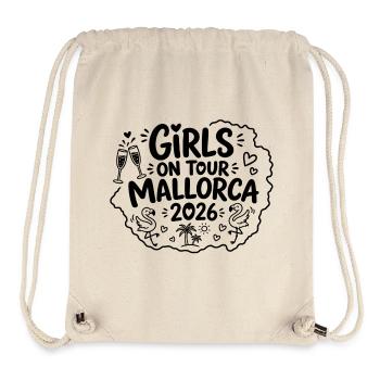 Malle 2026 Filles en tournée 2026 Sekt & Flamingo - Sac à cordon recyclé Stanley/Stella - blanc naturel - Devant