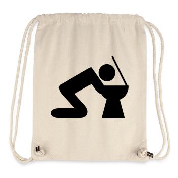 übergeben - Stanley/Stella recycelter Gym Bag - Naturweiß - Vorne