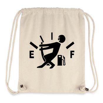 Tankanzeige Leer - Stanley/Stella recycelter Gym Bag - Naturweiß - Vorne