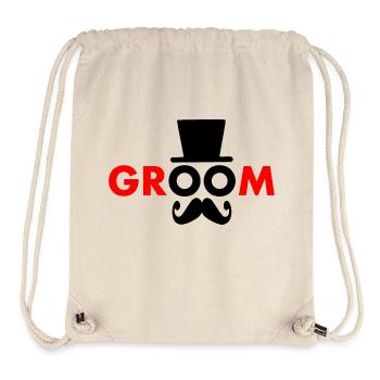 Groom - Stanley/Stella recycelter Gym Bag - Naturweiß - Vorne