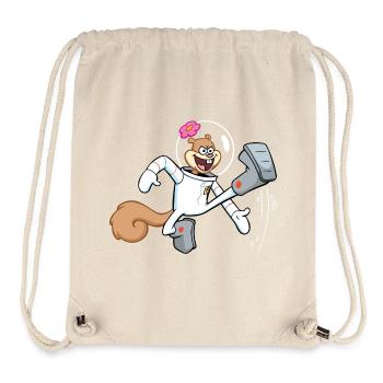 Spongebob Schwammkopf Sandy Cheeks Design - Stanley/Stella recycelter Gym Bag - Naturweiß - Vorne