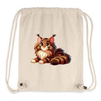 Maine Coon 14 - Stanley/Stella Recycled Gym Bag - natural - Front