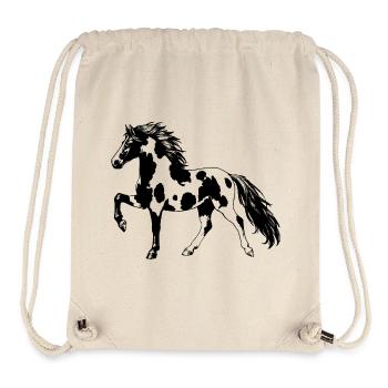 Spotted Saddlehorse – Elegant gaited horse Pinto - Stanley/Stella Recycled Gym Bag - natural - Front