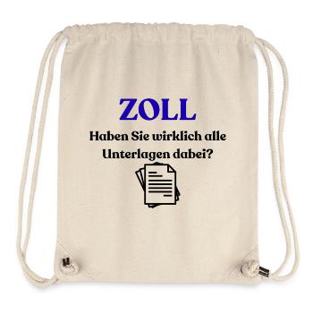 Customs - Stanley/Stella Recycled Gym Bag - natural - Front