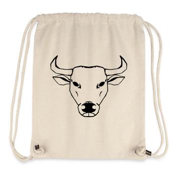 Ochse Illustration - Stanley/Stella recycelter Gym Bag - Naturweiß - Vorne