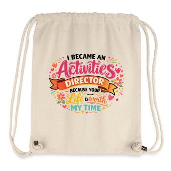 Life Animator: An Exciting Job - Stanley/Stella Recycled Gym Bag - natural - Front