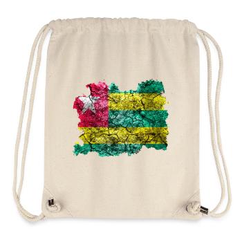 Togo vintage flag - Stanley/Stella Recycled Gym Bag - natural - Front