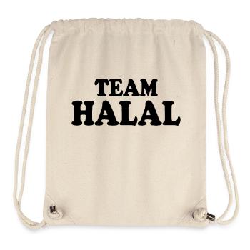 Team halal - Stanley/Stella recycelter Gym Bag - Naturweiß - Vorne