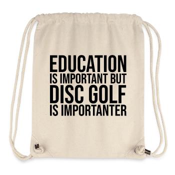 Discgolf - Stanley/Stella recycelter Gym Bag - Naturweiß - Vorne