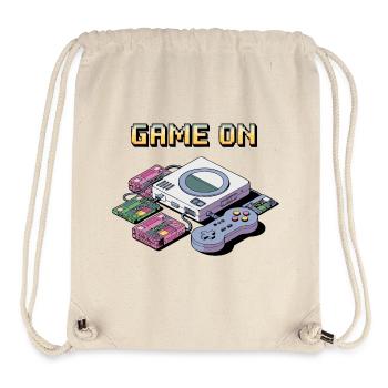 Retro Gaming Console Design - Stanley/Stella Recycled Gym Bag - natural - Front