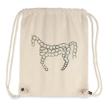Cheval de fer - Sac à cordon recyclé Stanley/Stella - blanc naturel - Devant