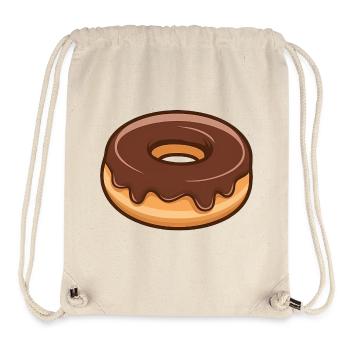 Donut Minimal Food Lover - Stanley/Stella recycelter Gym Bag - Naturweiß - Vorne