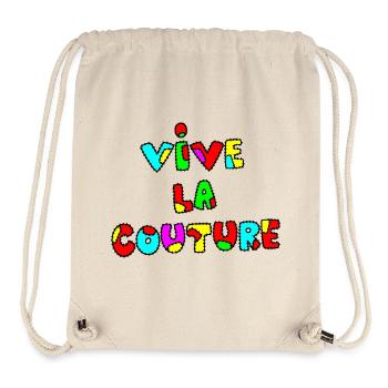 LONG LIVE COUTURE! - Stanley/Stella Recycled Gym Bag - natural - Front