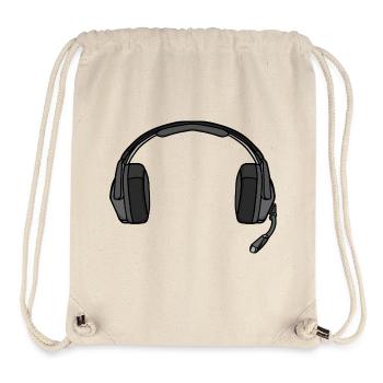 Kopfhörer mit Mikrofon - Stanley/Stella recycelter Gym Bag - Naturweiß - Vorne