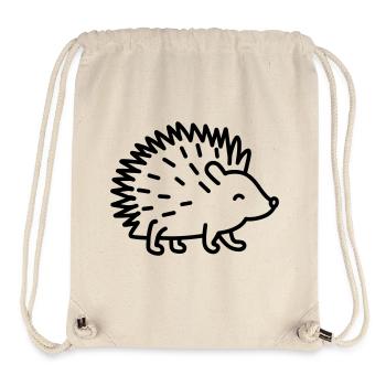 Porc-épic - Sac à cordon recyclé Stanley/Stella - blanc naturel - Devant