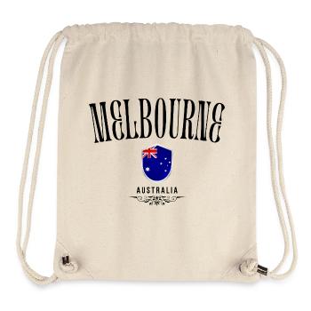 Souvenir Melbourne, Melbourne Australien - Stanley/Stella recycelter Gym Bag - Naturweiß - Vorne