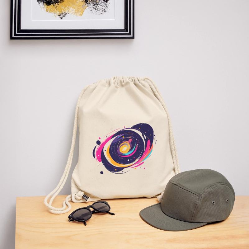 Color Swirl Galaxy Outer Space Pattern Stanley/Stella Recycled Gym Bag