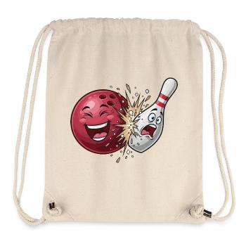 Bullet Cracker: Bowling Clash - Stanley/Stella Recycled Gym Bag - natural - Front