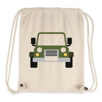 Véhicule tout-terrain - Sac à cordon recyclé Stanley/Stella - blanc naturel - Devant