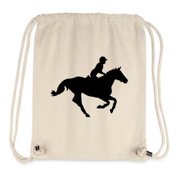 Horse sport - Sac à cordon recyclé Stanley/Stella - blanc naturel - Devant