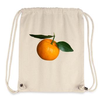 mandarin clementine tangerine mandarin veggie obs - Stanley/Stella Recycled Gym Bag - natural - Front