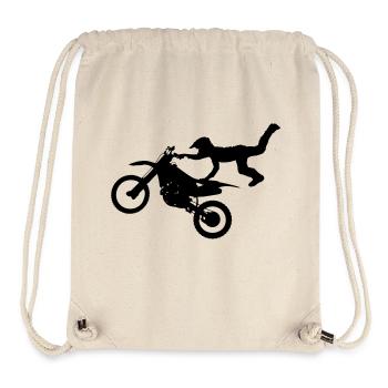 Motorcross - Stanley/Stella recycelter Gym Bag - Naturweiß - Vorne