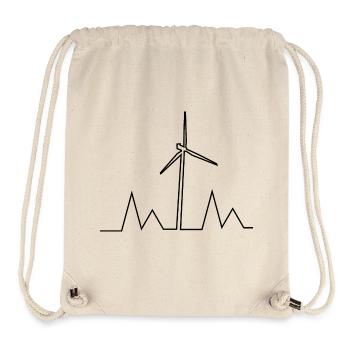Windmühle im Beat – Ländliche Idylle - Stanley/Stella recycelter Gym Bag - Naturweiß - Vorne