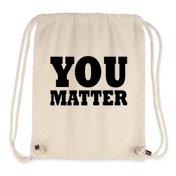 You matter - Stanley/Stella Recycled Gym Bag - natural - Front