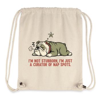 I am a curator of sleeping places - Stanley/Stella Recycled Gym Bag - natural - Front