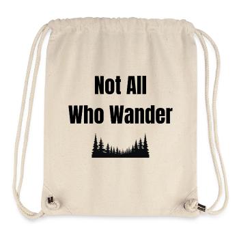 Not All Who Wander – Travel Shirt - Stanley/Stella Recycled Gym Bag - natural - Front