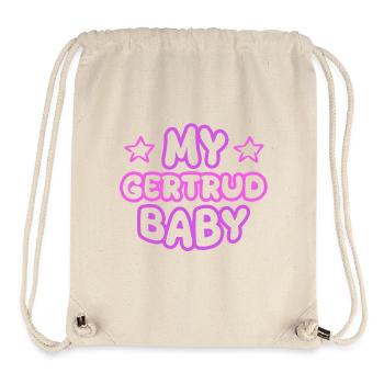 First name Gertrud - Stanley/Stella Recycled Gym Bag - natural - Front