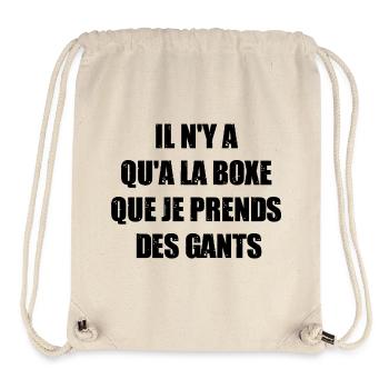 IT'S ONLY IN BOXING THAT I TAKE GLOVES! - Stanley/Stella Recycled Gym Bag - natural - Front