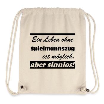 Fanfahrenzug, Spielmannszug,Leben sinnlos ..(25) - Stanley/Stella recycelter Gym Bag - Naturweiß - Vorne
