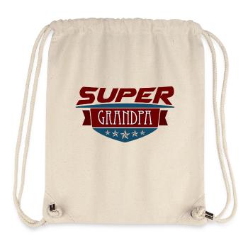 Super Grandpa - Stanley/Stella recycelter Gym Bag - Naturweiß - Vorne