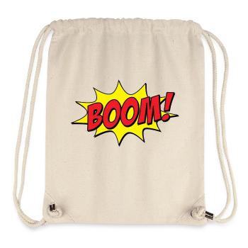 BOOM! comic - Stanley/Stella Recycled Gym Bag - natural - Front