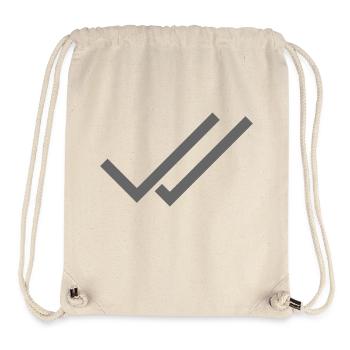 Whats App Hook Gray Double - Stanley/Stella Recycled Gym Bag - natural - Front