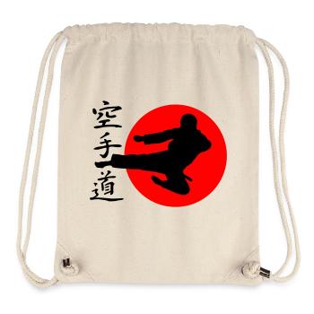 Karate Yokotobigeri - Stanley/Stella Recycled Gym Bag - natural - Front