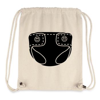 Baby diaper - Stanley/Stella Recycled Gym Bag - natural - Front