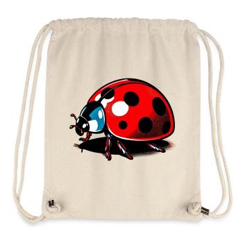 Marienkäfer - Stanley/Stella recycelter Gym Bag - Naturweiß - Vorne