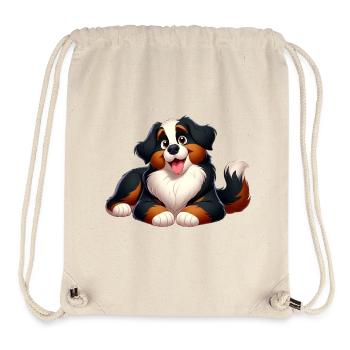 Bernese Mountain Dog - Stanley/Stella Recycled Gym Bag - natural - Front