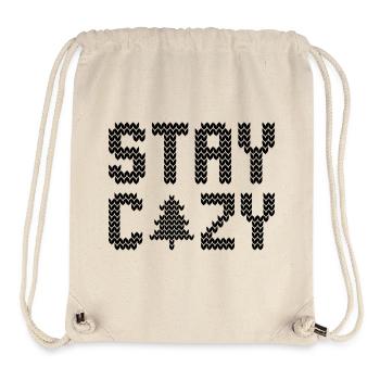 cozy christmas - Stanley/Stella recycelter Gym Bag - Naturweiß - Vorne