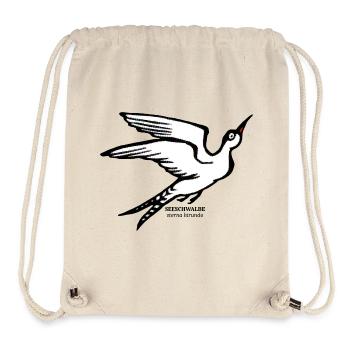 See Schwalbe Sterna hirundo maritim illustration - Stanley/Stella recycelter Gym Bag - Naturweiß - Vorne