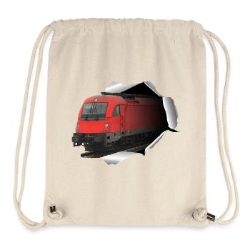 Lok 1216 durchbricht Papier - Stanley/Stella recycelter Gym Bag - Naturweiß - Vorne