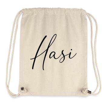 Hasi / Handwriting Design - Stanley/Stella Recycled Gym Bag - natural - Front