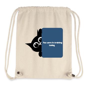 Trainingstag Peek T-Shirt - Stanley/Stella recycelter Gym Bag - Naturweiß - Vorne
