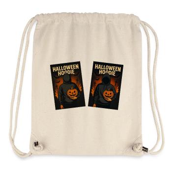 Halloween Hoodie Pumpkin Glow - Stanley/Stella Recycled Gym Bag - natural - Front