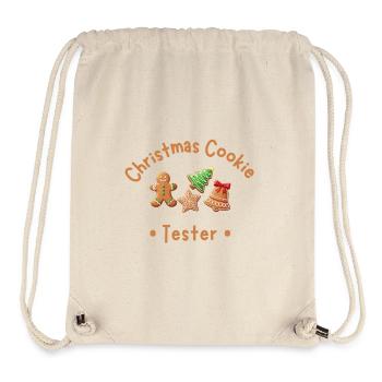 Cookie Tester - Stanley/Stella recycelter Gym Bag - Naturweiß - Vorne